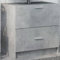Generico Waschtisch grau Beton 59 x 37 x 59 cm aus Spanplatte kangqiling848111