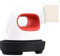 Mini Presse à Chaud, Petit Fer à Portable avec 3 Niveaux de Chaleur, Mini Presse à Chaleur, Machine Repassage, Presse de Transfert pour T-Shirts/Vêtements/Chapeaux/Chaussures-rouge