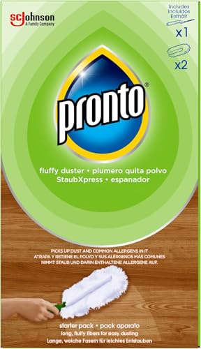 Pronto StaubXpress Starter Pack, Staubfänger, 5er Pack (1 Griff und 2 Nachfüller)