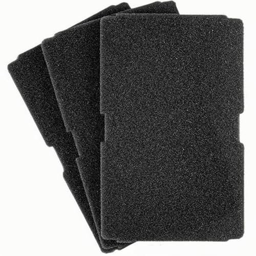 Set of 3 Dryer Filters 2964840100 (240 x 150 x 10 mm), Original Size for Beko/Grundig/Blomberg/Elektra Bregenz Tumble Dryer, Sponge Filter Against Lint, Replacement Part for Heat Pump/Condenser Dryers