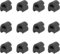 Kit 12 Gommini per Griglia Piani Cottura 50247058006 - Piedini Universali Compatibili con 754010095 754010089 C00039148