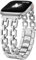 Wearlizer Compatible with Apple Watch Straps 44/45/46/49/42mm Women, Dressy Fancy Metal Chain Pretty Strap Gold Silver Link Bracelet for iWatch Ultra SE Series 10 9 8 7 6 5 4 3 2 1 Silver