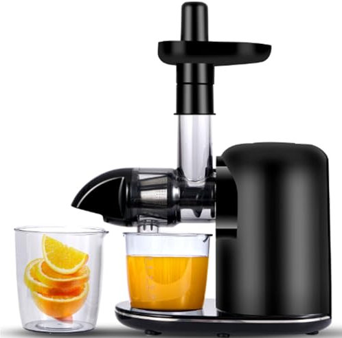 Slow Masticating Juicer, Cold Press Juicers with 2 Speed Modes & Quiet Motor,Juicers Machines Vegetable and Fruit,Celery Juicer,BPA-Free,Easy to Clean