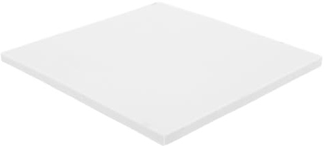 Gatuida Square DIY Ceramic Plate Unfinished Blank Porcelain Chip for Painting and Pottery Art Smooth Glazed Surface for Wall Floor Furniture Decoration