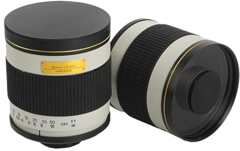Compatible con el Objetivo de Espejo Canon 500mm F6.3 con Adaptador T2 for cámaras DSLR.(E-Mount(APS-C))