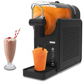 Unold Slush-Eismaschine STELLA 48949 - Slushie Maker mit 2,5L Kompressor, für Frozen Drinks, Cocktails & Milkshakes, 5 Programme, 150W, leise Kühlung, Touchdisplay, spülmaschinengeeignet, Schwarz