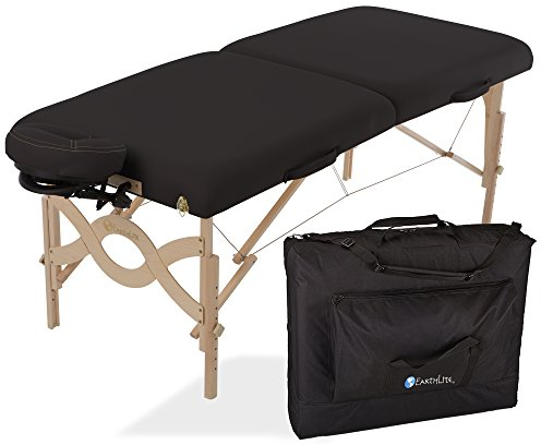 EARTHLITE Avalon XD - Tragbare, mobile Massageliege ½ Reiki ½ Standard Endplatten inkl. Flex-Rest Kopfstütze und Tragetasche