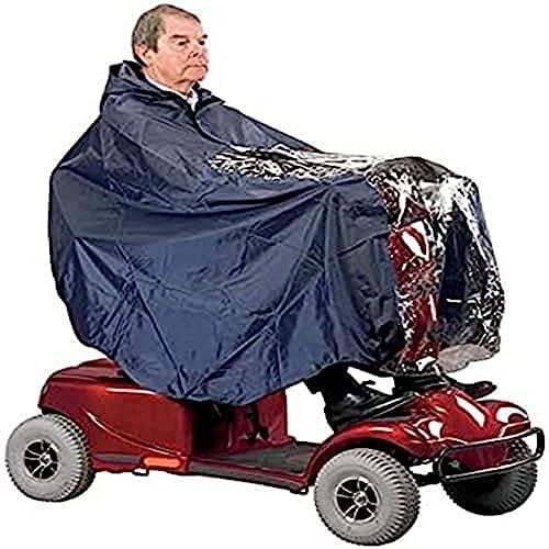 Days Wheelchair Cape, Windproof, Waterproof and Water resistant Hooded Cape for Wheelchairs, Mobility and Electric Scooters