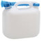 hünersdorff 816100 Wasserkanister ECO mit Auslaufrohr und unverlierbarer Deckelverschraubung, 6 Liter, Made in Germany