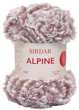 Sirdar Alpine, Pelote de laine imitation fourrure de vison (408), 50 g