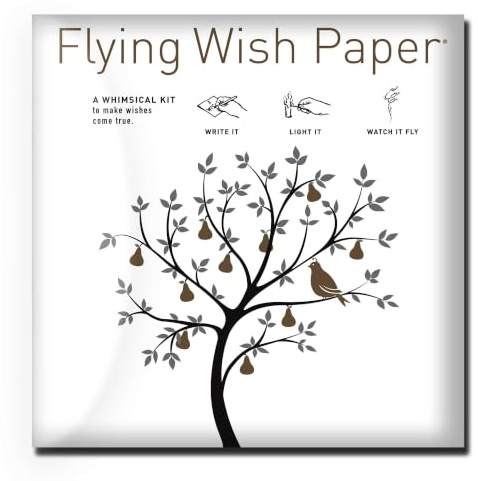 Flying Wish Paper - IT FLIES! Your Deepest Desire - PEAR TREE - 5 x 5 - Mini Kits