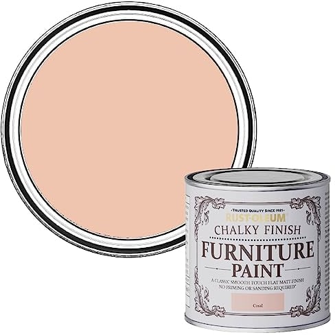 Rust-Oleum Chalky Furniture Paint Coral 125ml