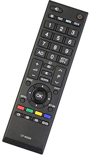 ALLIMITY CT-90326 Ersatz Fernbedienung für Toshiba 39L2337DB 39L2337DG 40HL933G 40LV665D 40LV675 40LV675D 40LV685 40LV703G1 40LV733F 40LV733N 40LV833F 40LV833G 40LV833N 40LV933G 42AV625D 42HL833F