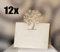 12 PZ Bigliettino Carta con albero della vita segnaposto tavolo matrimon
