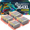Bubprint 20 Druckerpatronen kompatibel als Ersatz für HP 364XL für DeskJet D5460 PhotoSmart 7510 7520 e-All-in-One B8550 C5324 C5380 C6324 C6380 Premium C309g C310a C410 C410b Fax C309a