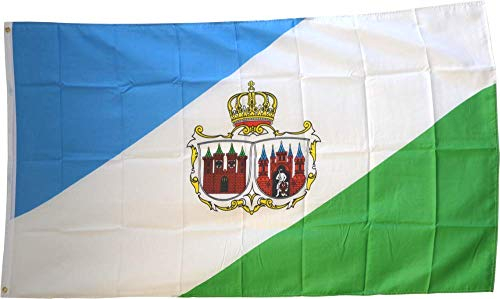 Flaggenfritze® Flagge/Fahne Deutschland Stadt Brandenburg - 90 x 150 cm, 115 gr/m²