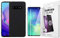 Little Boutik Coque Souple Silicone pour Samsung Galaxy S10 Plus Noir + Verre Trempé Anti Chocs et Rayures Vitre de Protection