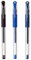 Bundle - Signo UM-151 Uni-Kugelschreiber, 0,38 mm, Schwarz, Blau und Blau-Schwarz