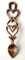 Diamonds are Forever Welsh Love Spoons - Handcarved in Wales