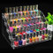 Nail Polish Organizer, Tabletop Nail Polish Shelf, Acrylic Clear Makeup Display Stand, Makeup Storage Organizer Stair Design Nail Polish Display Stand for Essential Oils Perfume (5 Tier)