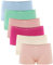 Libella® Boxer Femme Taille Basse - Culottes Shorty Stretch Slip Coton (Lot de 6) Jeune Multicolore L