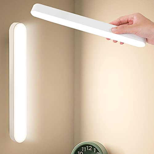 Guakiili 2St Schreibtischlampe LED Tischlampe mit Magnet, 2800K bis 6500K Unterbauleuchte Küche Led 3Farben und Stufenlos Dimmbare USB Akku Licht für Schrankbeleuchtung (8)