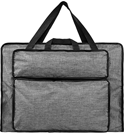 Große Künstler Tragetasche A2 Zeichenbrett Tasche Feuchtigkeitsfest Skizzenpad Schultertasche mit Griff 4K Kunst Portfolio Case Tragbare Tragetasche 8K Malerei Skizzieren Aufbewahrungstasche für