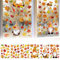 Fensterbilder Herbst,Selbstklebende Fensterbilder Herbst,Erntedankfest Fensteraufkleber,Fenster Aufkleber Herbst,Thanksgiving Herbstdeko Fenster Aufkleber,Herbstblätter Fensterdeko,6PCS