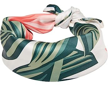Urban Classics Unisex TB6443-Big Satin Bandana Baseballkappe, Green floral, one Size