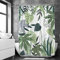 Loti Living Anti-Schimmel Duschvorhang - 180x200 cm - Wasserfestes Jungle Polyester - Inkl. Ringe - Shower Curtains - Duschvorhang Anti Schimmel - Duschvorhang Badewanne - Duschvorhang Pflanzen