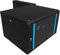 Extralink Serverschrank 19 Zoll 6HE – Netzwerkschrank 600mm Tiefe zur Wandmontage oder Standmontage, 60kg Traglast, gehärtete Glastür, Front- und Hecköffnung, Schwarz – für Heimnetzwerk & IT-Geräte