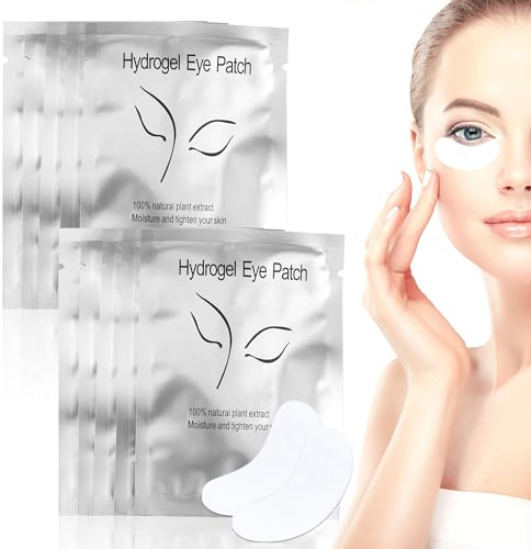 100 Paire Patchs Pour Extensions de Cils Gel Patch de Cils Gel Patch Non Pelucheux Gel Yeux Patchs Cils Pad Eye Masque Beauté Outil Pour L'extension de Cils Personnelle