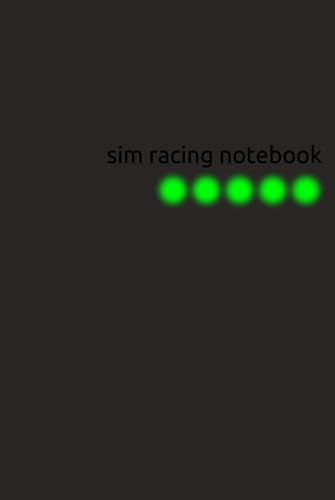 Sim Racing Notebook 6X9, 120 Pages Line Item Notebook