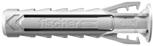 fischer - Cheville nylon à expansion SX Plus 5x25 avec collerette, tous matériaux/Blister de 50