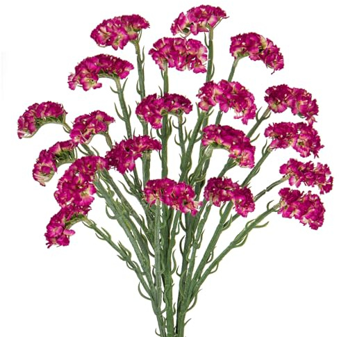 Oairse 5er-Set Kunstblumen Statice-Blume Kunstblumen Wie Echt Frühling Dekoblume für Hochzeitszimmer Home Decor Wohnzimmer Büro Hotel Küche Decor, Künstliche Zweige 94cm, Rot