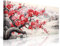 NAN Wind Asiatische Wandkunst, traditionelle chinesische Malerei, orientalische rote Pflaumenblüte, Leinwandbilder für Wanddekoration, Heimdekoration für Wohnzimmer, Kirschblüten-Dekor,