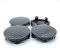4Pcs Cache Moyeu pour Audi A3 A6 Q7 RS TTS 2009-2023,Cache-Moyeu 60mm Accessoires de Jante de Pneu de Voiture Accessoires de Protection Capuchons de Jante Décoratifs,Black