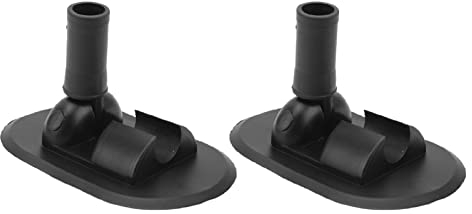 Dilwe Kajak Zeltbasis, 180° drehbare, 2 Stück Montagesockel aus PVC, sonnenschutzfähig für Schlauchboot, Kanu, Camping und Watersports