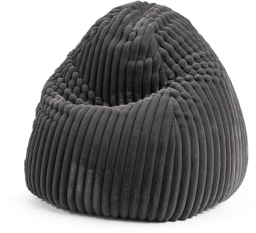 Sitting Point Sitzsack Raya Fellimitat XL ca. 220L anthrazit
