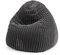 Sitting Point Sitzsack Raya Fellimitat XL ca. 220L anthrazit
