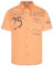 Camp David Herren Kurzarmhemd mit Logo-Applikationen Sunrise Orange XXL