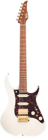 Vola E-Gitarre OZ JRM J2 Olympic White Gloss Handgefertigt in Japan Hals aus geröstetem Ahorn Gotoh-Brücke Gotoh Locking Tuner Signature-Modell 6 Zeichenfolgen Modern C Für alle Niveaus