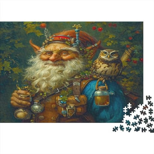 Gnom Puzzle 1000 Puzzle Gnom-Alchemist Erwachsene Impossible Puzzle Geschicklichkeitsspiel Für Die Ganze Familie Puzzle Erwachsene Premium Quality Farbig Spaß 1000pcs (75x50cm)