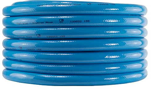 Flexible & Reinforced Lined Blue Drinking Water 1/2 Hose for Camping,caravans and motorhomes,All Lengths up to 60m (10m)