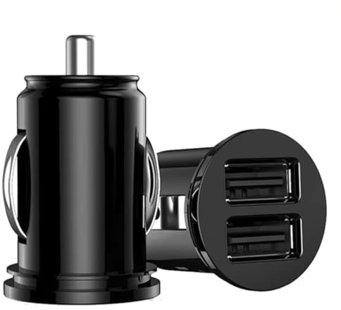 Dual Port Cigarette Lighter Charger - Fast Car Charger Adapter, 12V Socket for iPhone 15 14 13 12 Pro Max Samsung S23 S22 etc, Tablets, GPS, Power Banks, USB Devices
