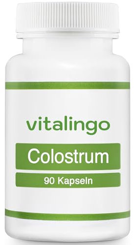 Colostrum Kapseln 20% IgG - Erstmilch Magermilchpulver aus deutscher Herstellung - 90 Kapseln à 500mg