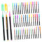 Housoutil 48 Stück Malstift Kalligraphie-marker Lackmarker Für Holz Aquarellstifte Für Marker Für Das Journaling Farbige Stifte Für Tagebücher Marker Auf Wasserbasis Plastik