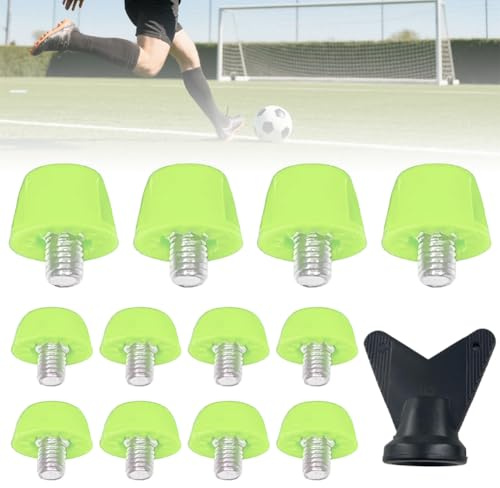12 tacos de repuesto para zapatos de fútbol, estables, antideslizantes, rosca M5, tacos para botas de fútbol para hombre, competiciones