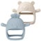 2 Pack Baby Teething Toys, Teether for Baby, Silicone Mitten Teething Toys for Babies, Newborn Teethers Toys 0-3-6-12 Months, Chew Toys Hand Pacifier for Soothing Teething Pain Relief