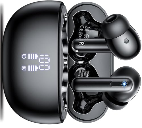 VEKJ AI Cuffie Traduzione, 3-in-1 Bluetooth 5.4 Traduttore Istantaneo Vocale